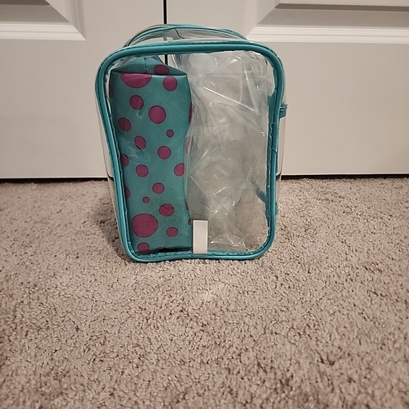 Pop-arazzi 2-Piece Cosmetic Makeup Travel Case, Clear/Printed - Picture 5 of 6